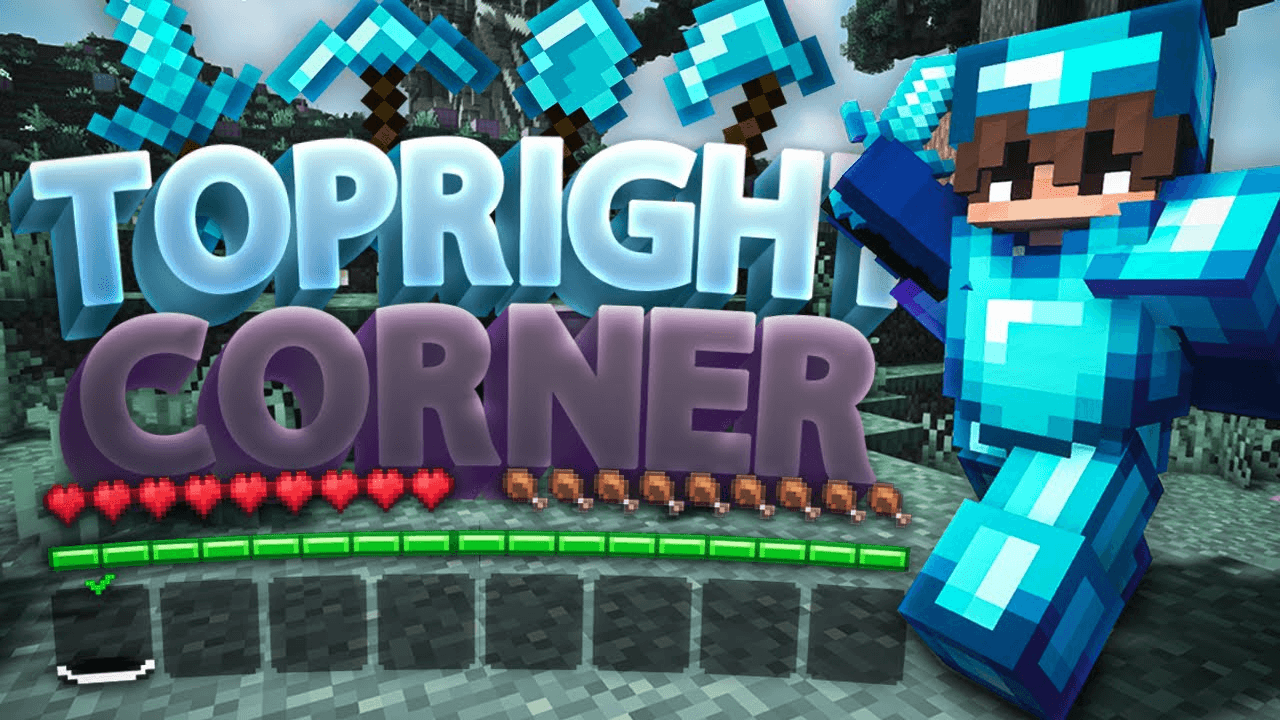Top Right Corner 16x resource pack preview